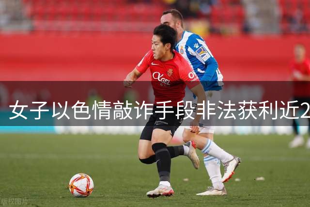女子以色情敲诈手段非法获利近20万被刑拘